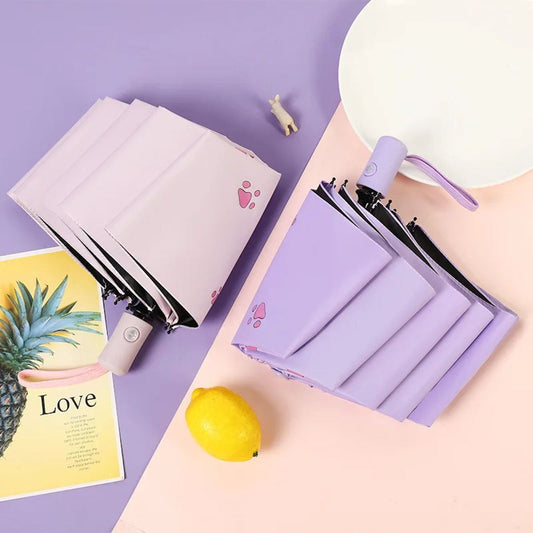 Kids Bunny Umbrella Folding Umbrella for Children - ChildAngle