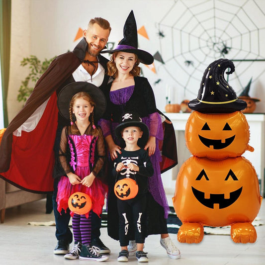1PC 60'' Balloon Centerpiece Giant Balloon Pumpkin Witch Hat for Arch Balloon Focal - ChildAngle