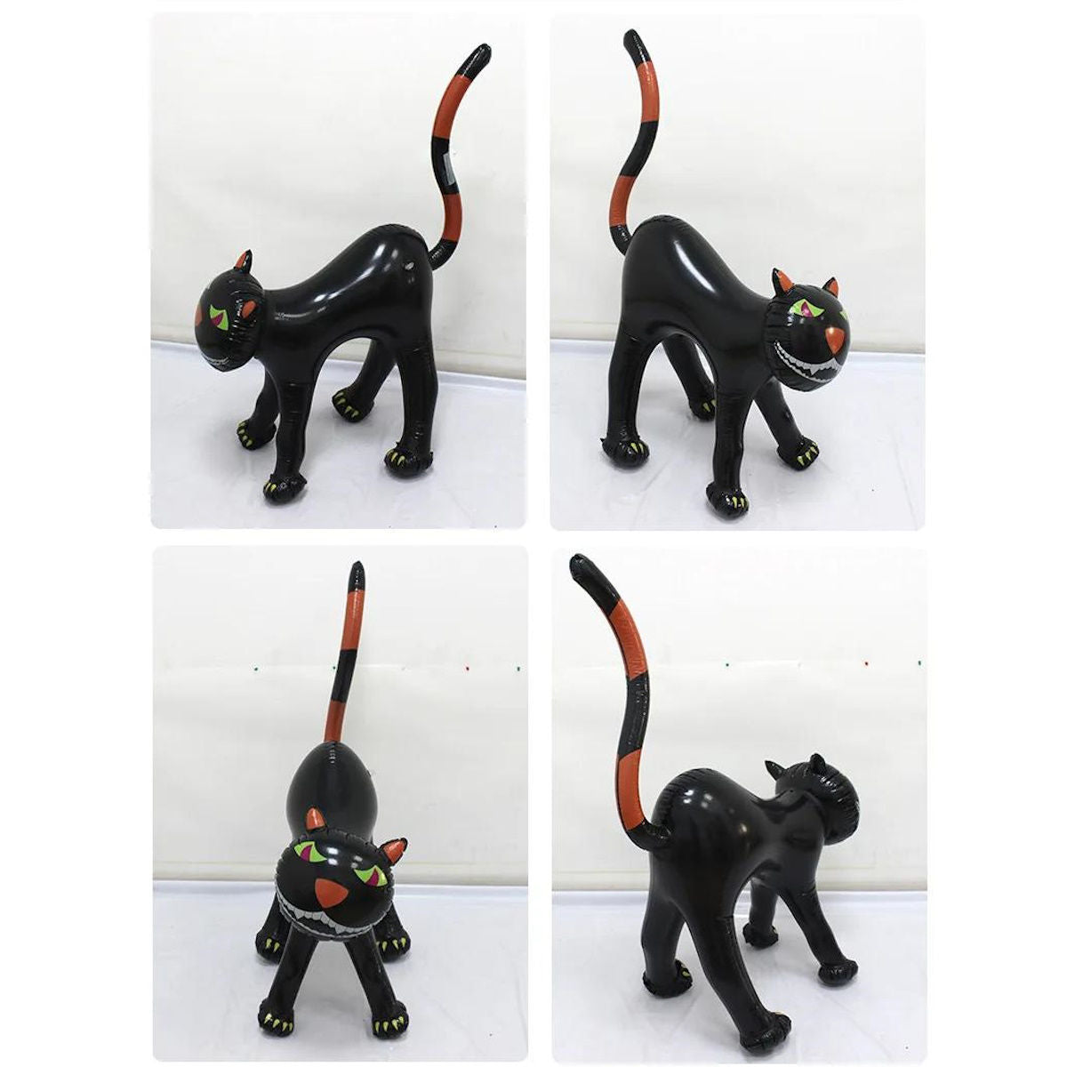 1PC 60'' Balloon Centerpiece Giant Balloon Haunted House Bat Black Cat Spider Coffin Ghost for Arch Balloon Focal - ChildAngle