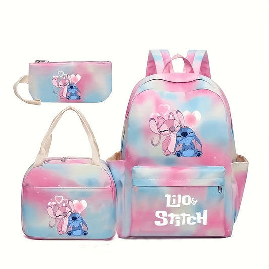 3PCS Stitch Backpack and Lunchbox Pencil Case Set - ChildAngle