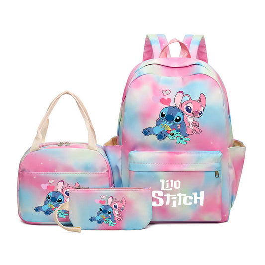 3PCS Stitch Backpack and Lunchbox Pencil Case Set - ChildAngle