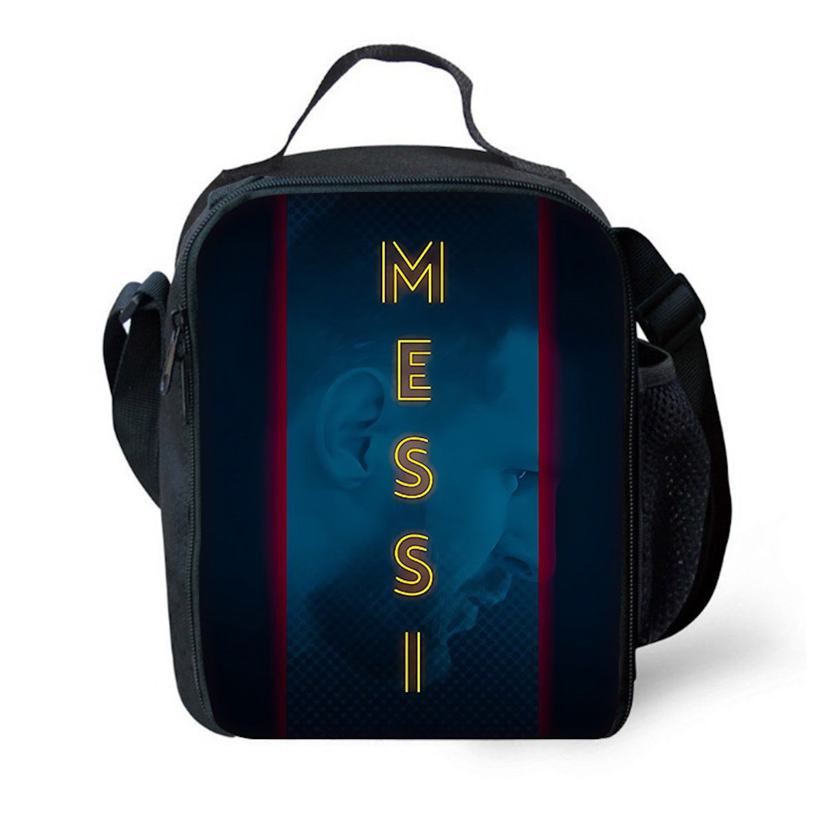 NO. 10 Football Player Soccer Messi Lunch Bag CR7 R-Ronaldo School Lunch Bags - ChildAngle