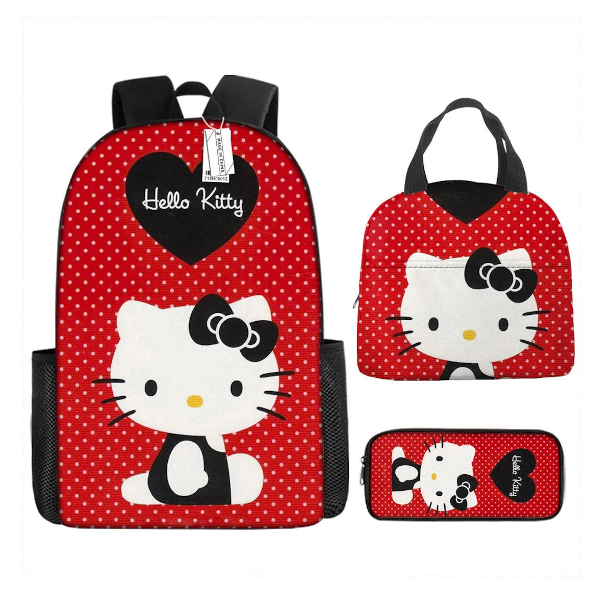 3PCS Hello Kitty Backpack and Lunchbox Pencil Case Set - ChildAngle