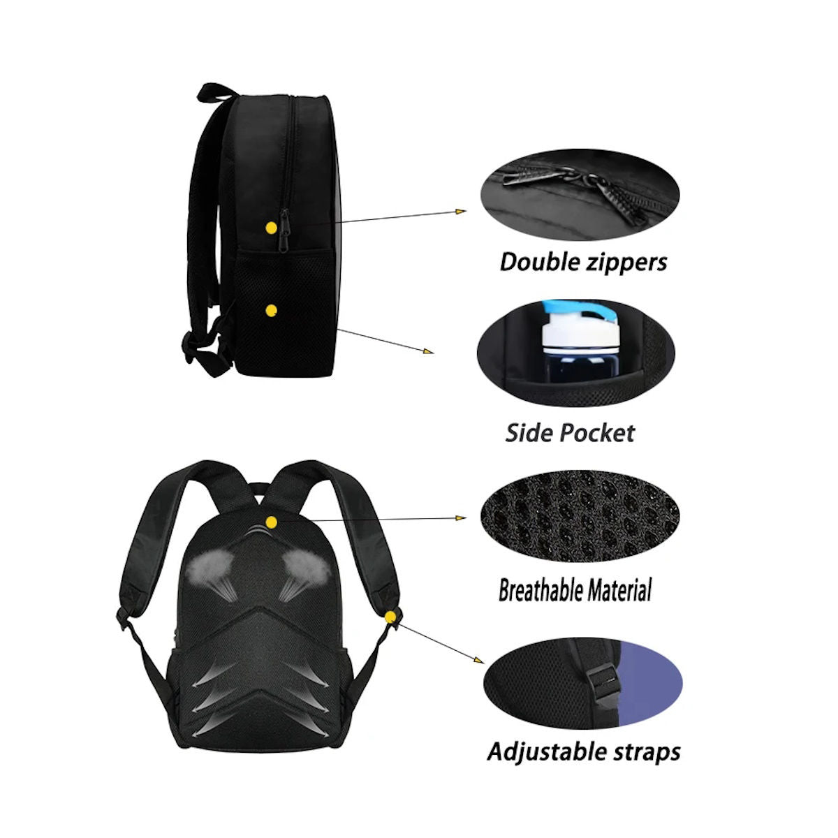 3PCS My Melody Backpack and Lunchbox Pencil Case Set - ChildAngle