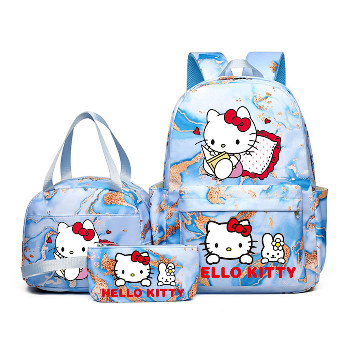 3PCS Sanrio Backpack and Lunchbox Pencil Bag Set - ChildAngle