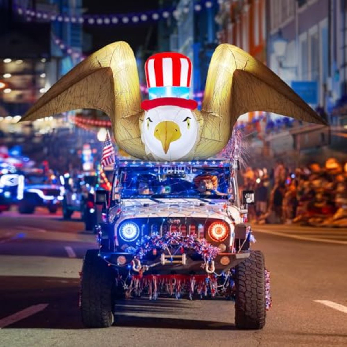 Inflatable Flying Eagle 4th of July Inflatables for Independence Day Car Parade - ChildAngle