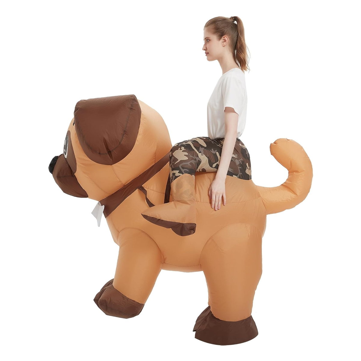 Teens and Adults Rider Animal Inflatable Costumes Riding Tiger Dog Elephant Bear Donkey - ChildAngle
