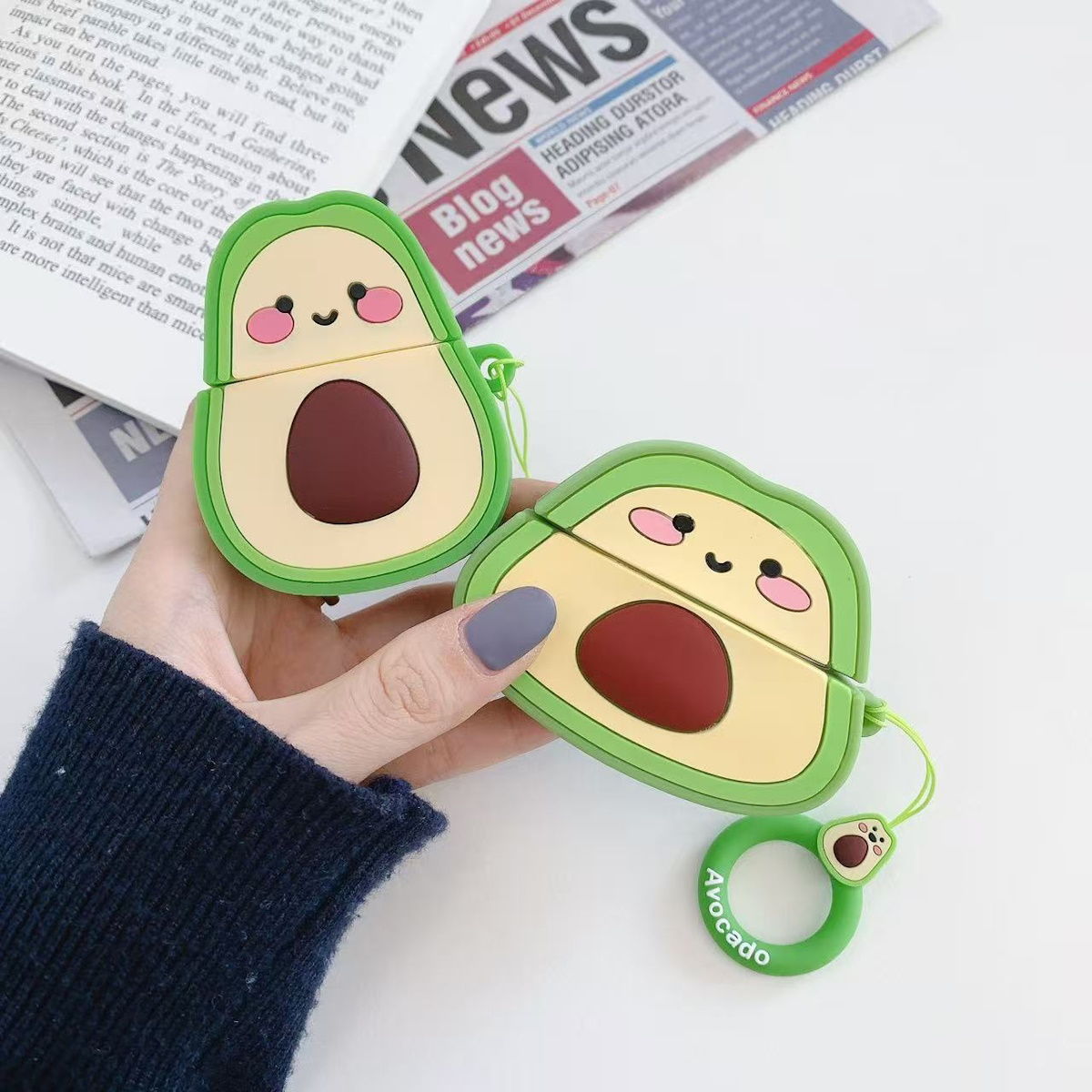 Avocado AirPods Case - ChildAngle