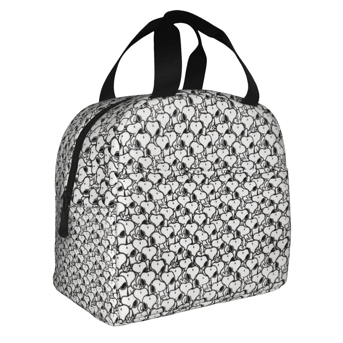 White Snoopy Lunch Bag Tote Large Capacity Lunch Bag - ChildAngle