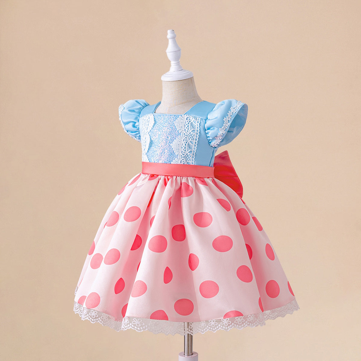 Girls Princess Dress Bo Peep Costume Party Dress, A / 12-18M