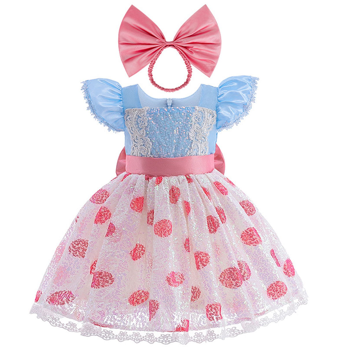 Toy Story Bo Beep Inspired Cosplay Costume Dress 2-3Y UK | 2T US