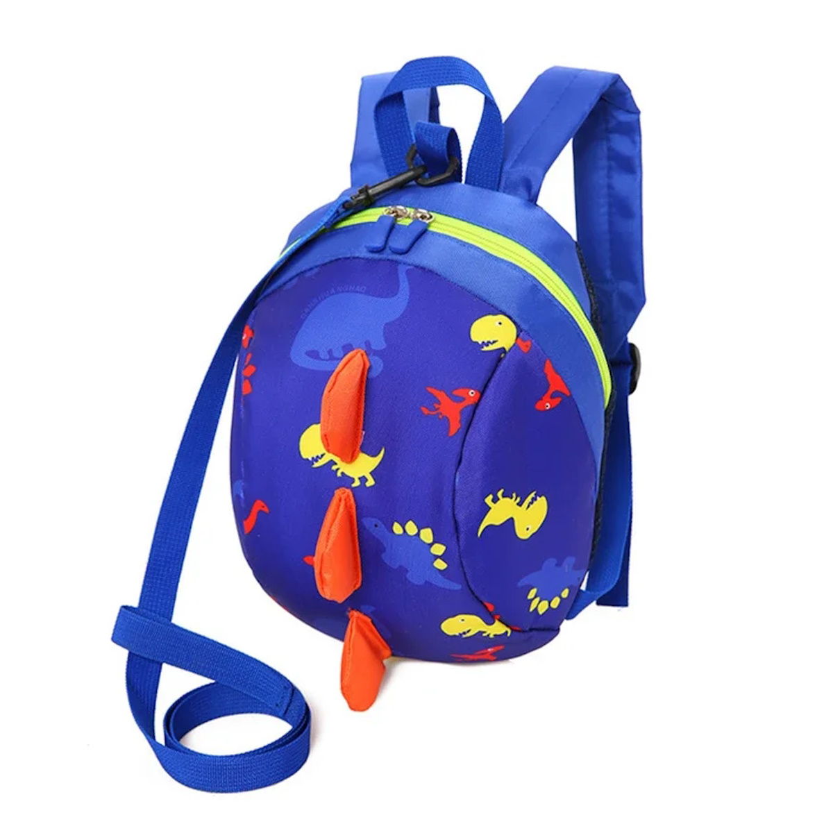 Cartoon 3D Dinosaur Kindergarten Backpack Toddlers Preschool Backpack with Leash - ChildAngle