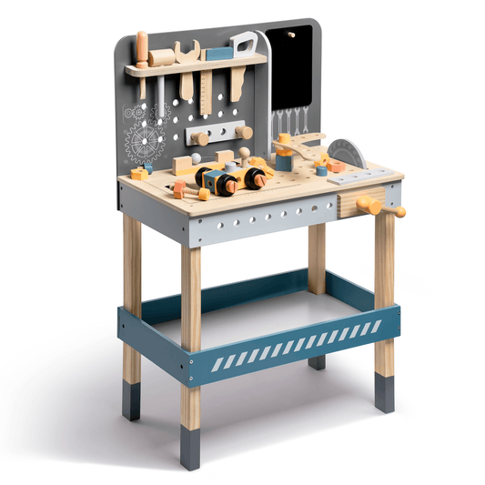Toddler Wooden Tool Workbench Toy for Kids