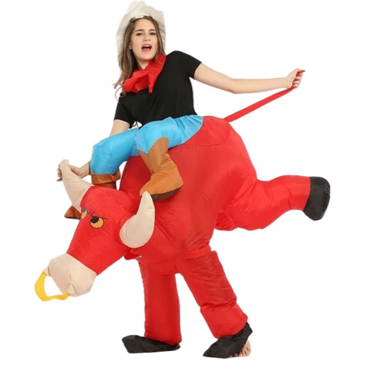 Blow up Kids Bull Rider Halloween Costume - ChildAngle