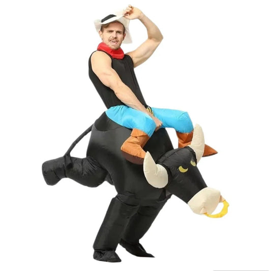 Blow up Kids Bull Rider Halloween Costume - ChildAngle
