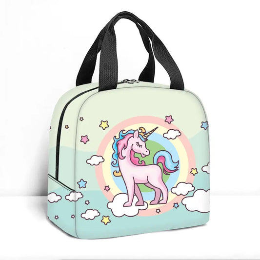Large Bento Box Lunch Bag Unicorn Lunch Bag for Students - ChildAngle