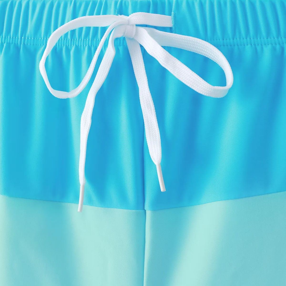 Matching Family Swimsuits Shirred Ruffle Strap Two Piece Swimsuits Swim Trunks - ChildAngle