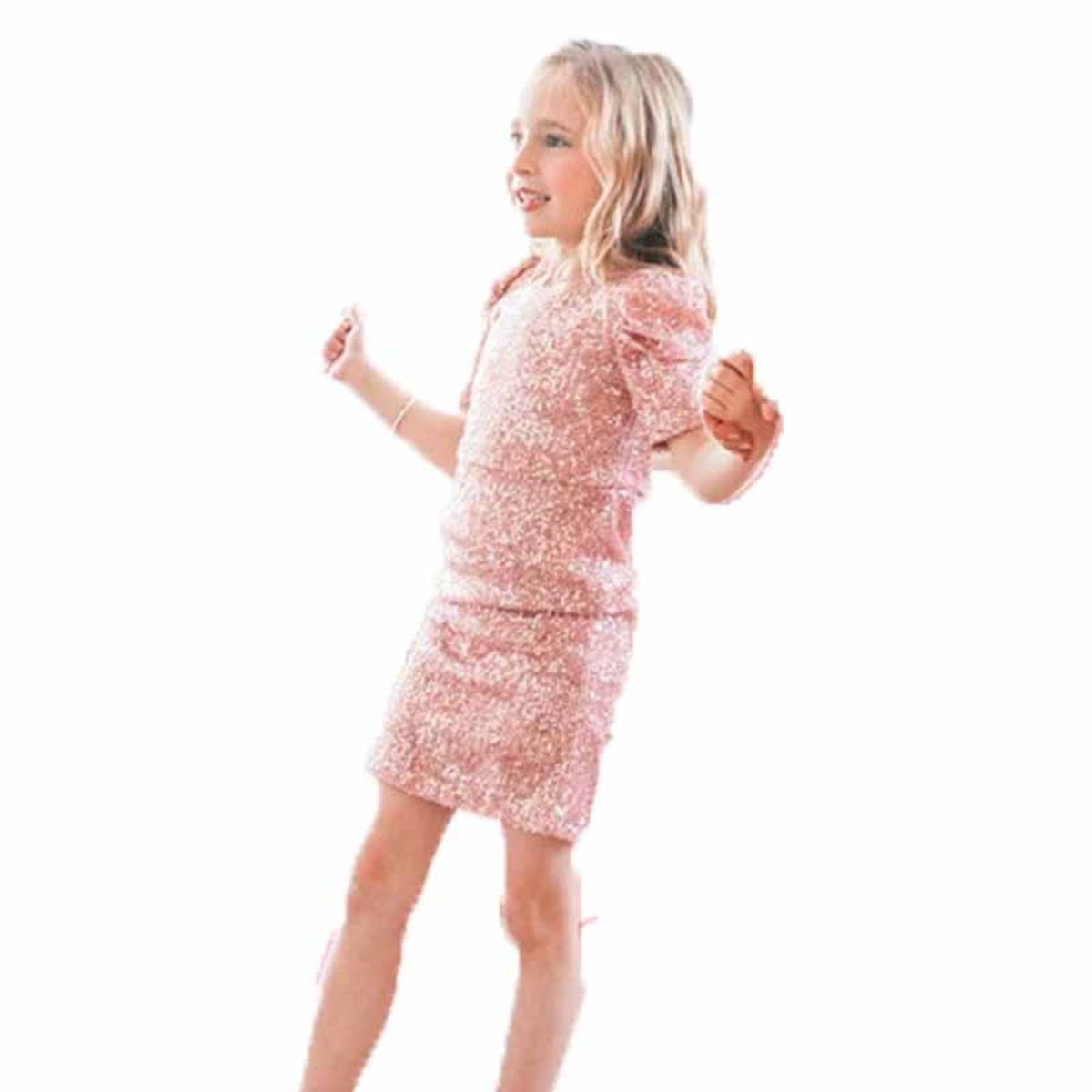 Mommy and Me Matching Dress Sequin Bodycon Dress Wedding Guest Dress Party - ChildAngle