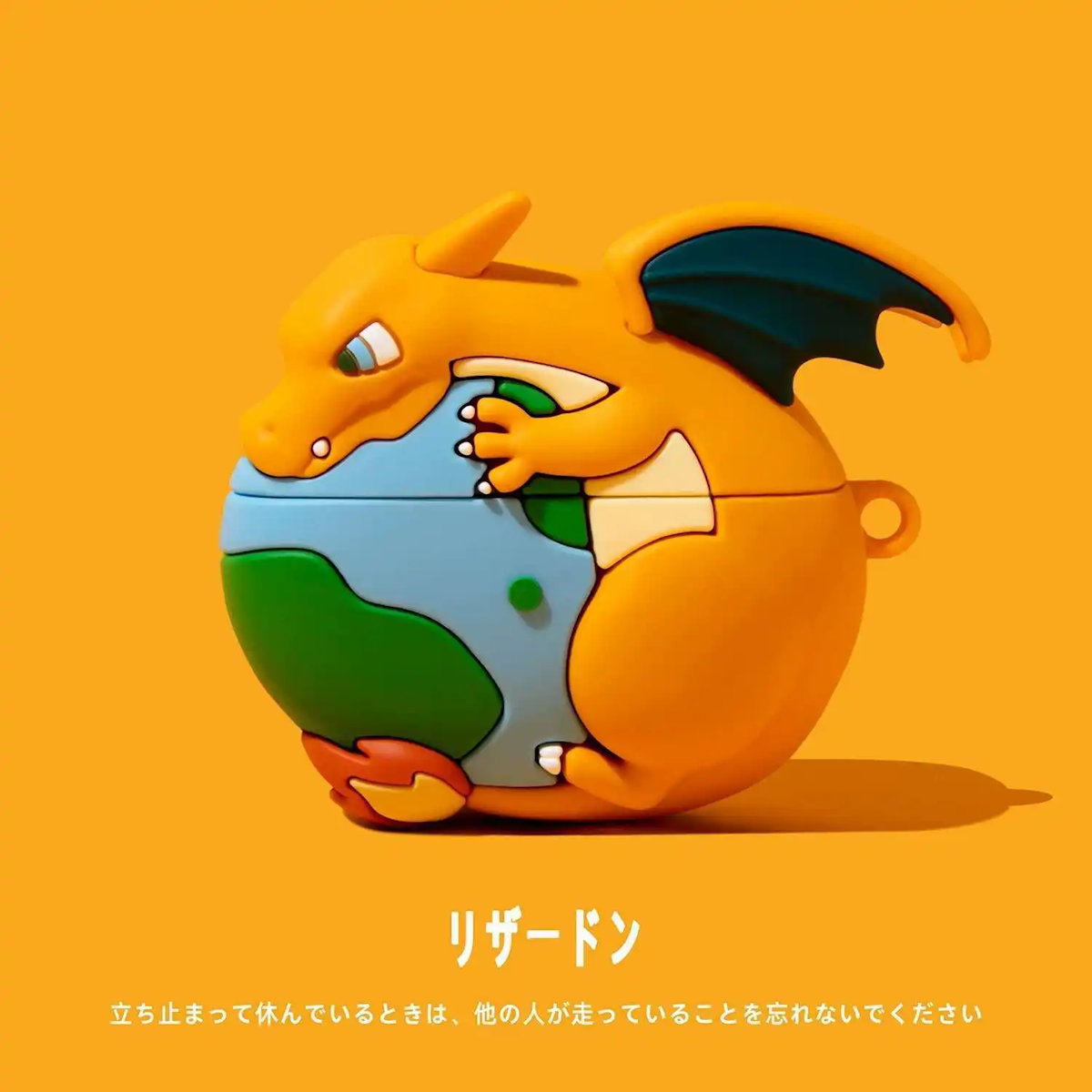 Charizard Earth cartoon character AirPods cases - ChildAngle
