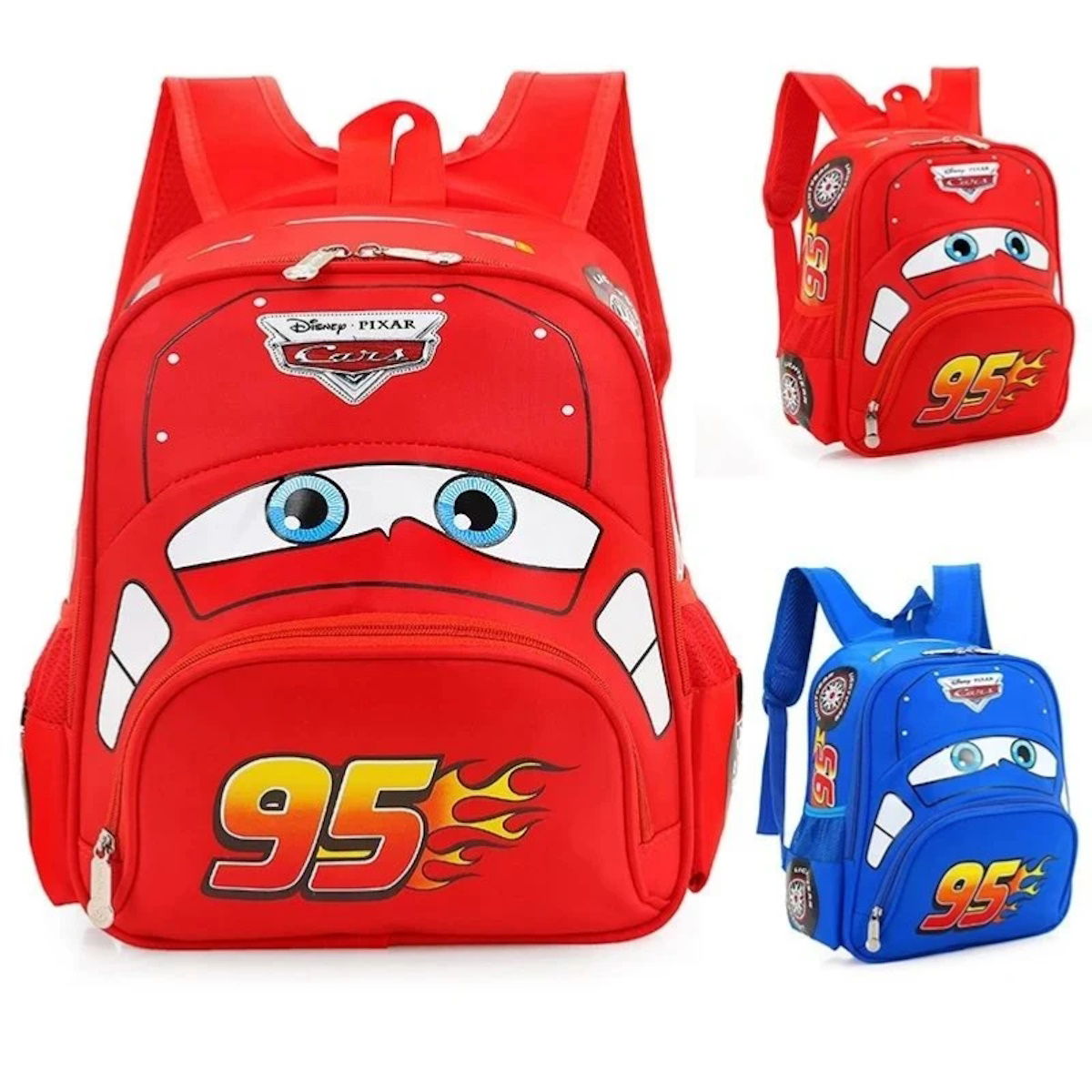 Pixar Cars Lightning McQueens Kindergarten Backpack Childrens Backpack for Toddlers - ChildAngle