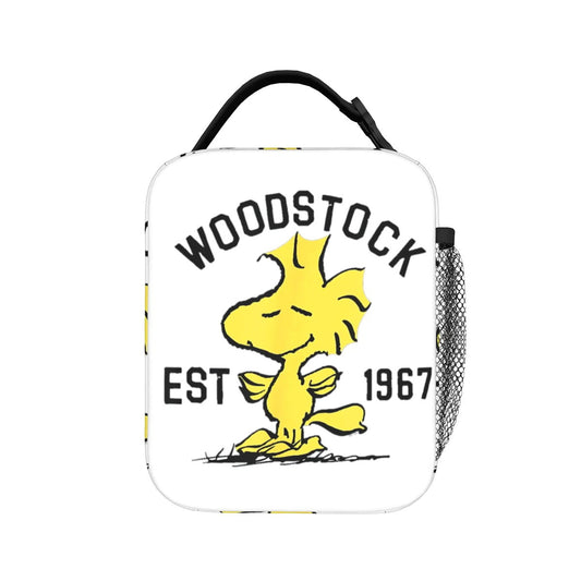 Snoopy Lunch Tote with Side Mesh Pocket - ChildAngle