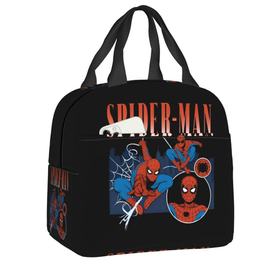 Spider-man Lunch Bag Marvel Cool Spiderman Tote Large Capacity Tote for School Lunch - ChildAngle