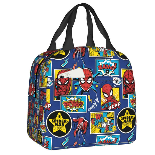 Spiderman Lunch Bag Cool Spiderman Tote Large Capacity Tote for School Lunch