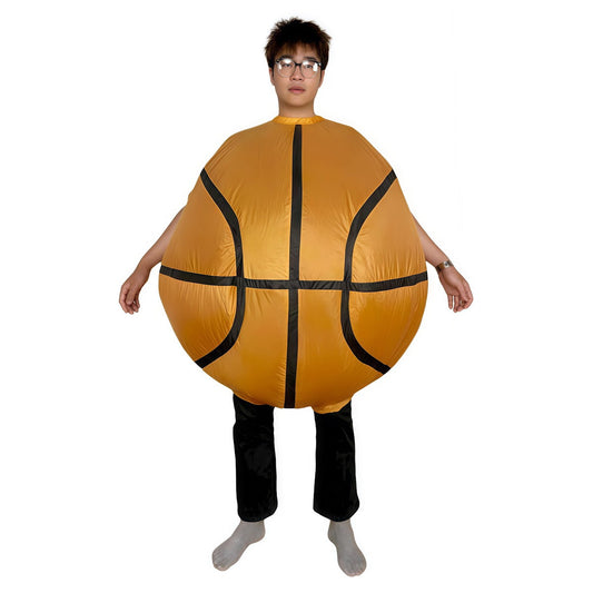 Teens Sports Ball Basketball Baseball Volleyball Inflatable Costumes - ChildAngle