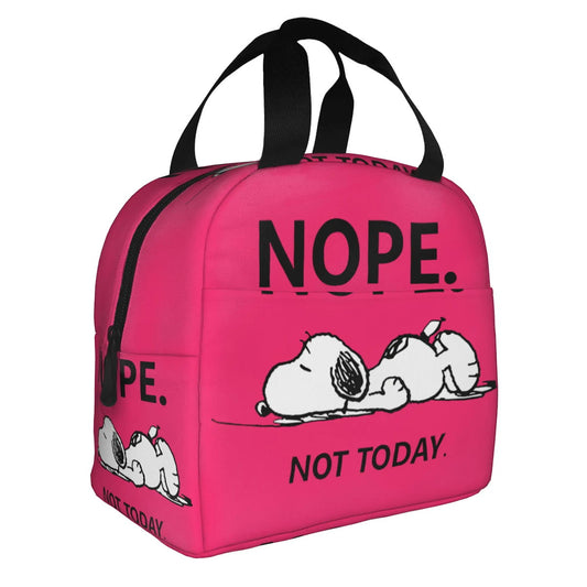 Snoopy Lunch Bag Picnic Portable Lunch Bag Tote for School - ChildAngle