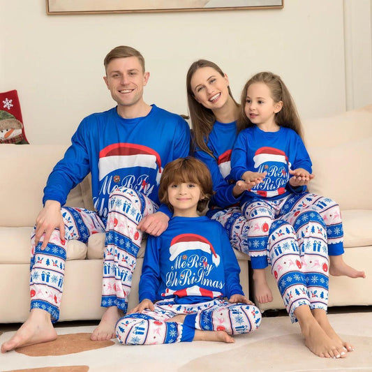 Family Matching Christmas Pajamas Set Xmas Nightwear Sleepwear PJs Set