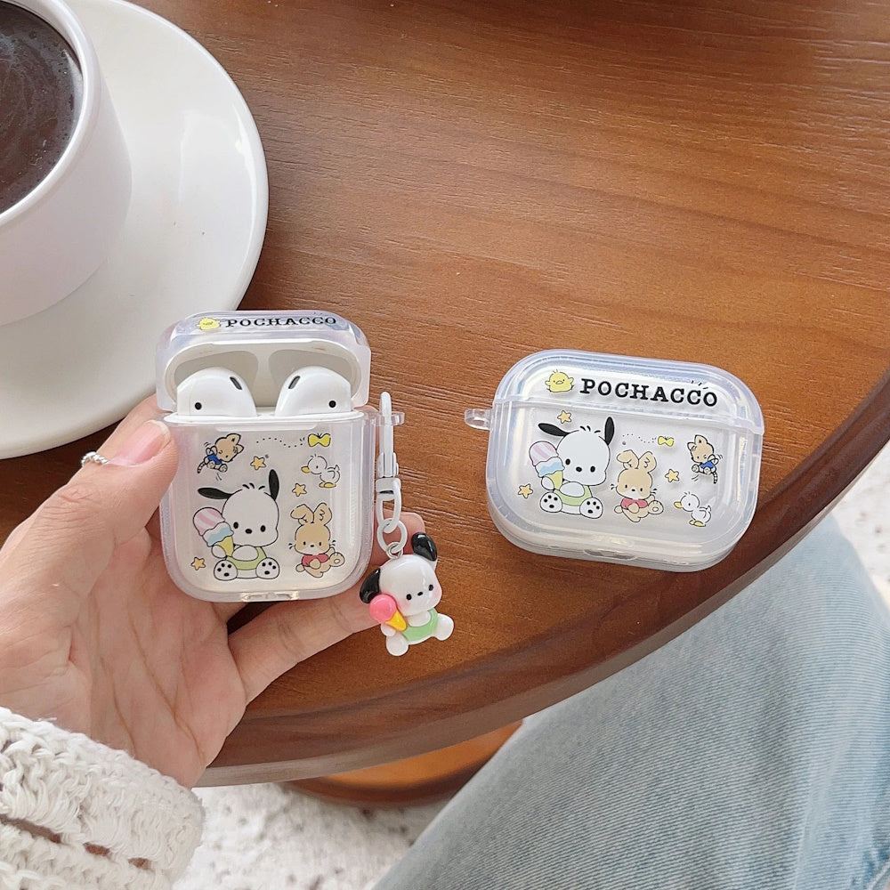AirPods Pro 3 AirPods 4 Pochacco AirPod Case - ChildAngle
