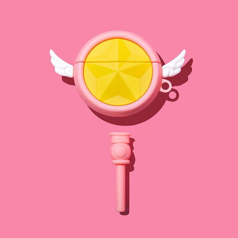 Kawaii AirPods Case Cardcaptor Sakura Star Wand - ChildAngle