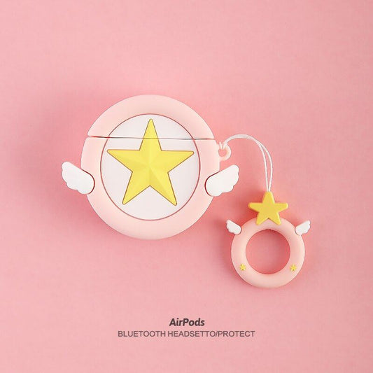 Kawaii AirPods Case Cardcaptor Sakura Star Wand - ChildAngle