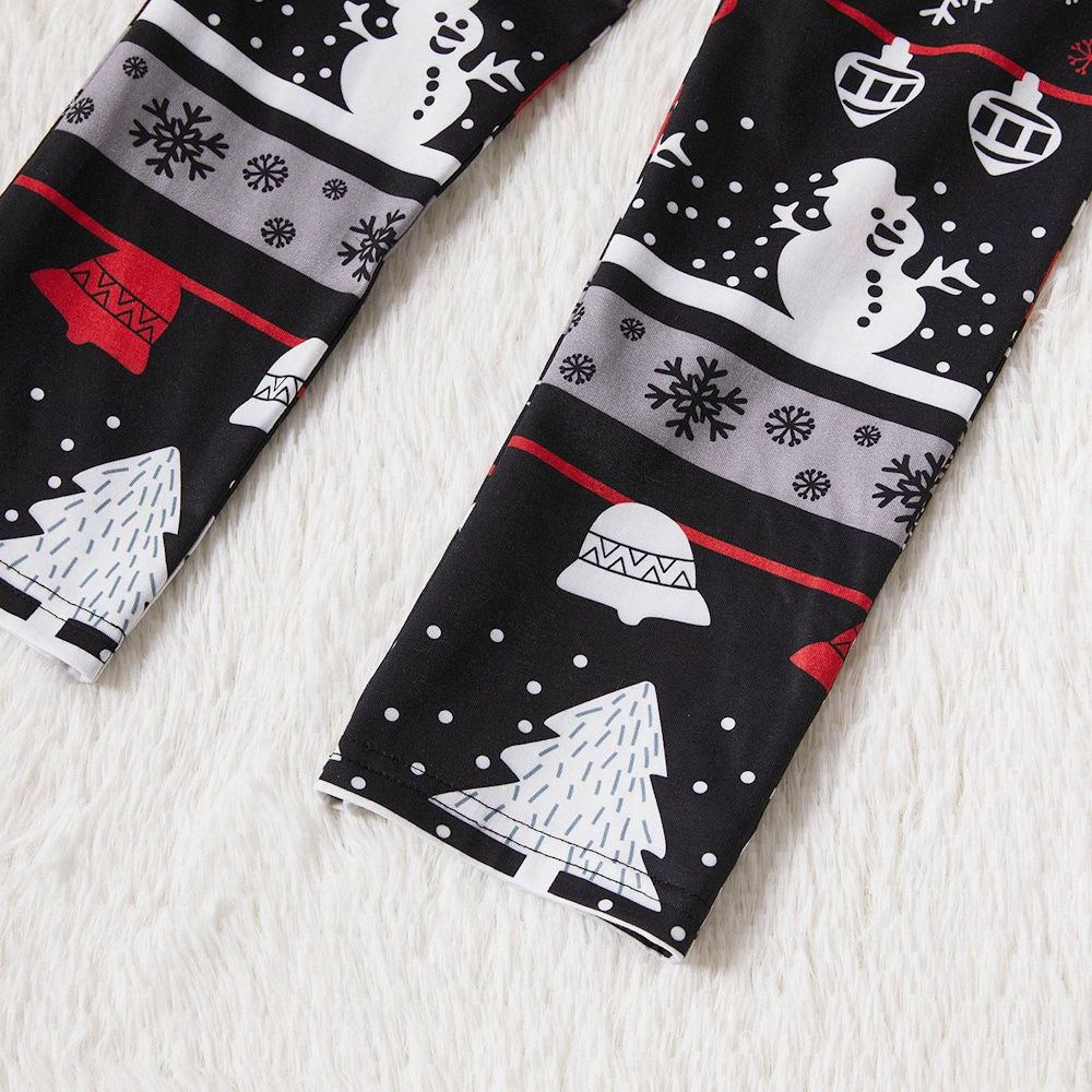Merry Christmas Tree Christmas Pajama Family Matching Set Baby Mother Daughter Pajamas Flame Resistant - ChildAngle
