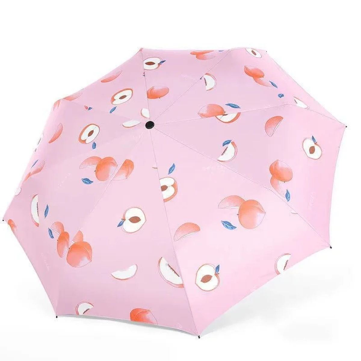 Peach Umbrella Kids Umbrella for Children Automatic Folding Umbrella - ChildAngle