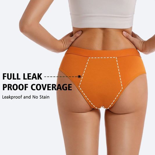 Reusable Washable Incontinence Panties Women Bamboo Discharge Bladder Control Panties 4 Layers Period Panties - ChildAngle