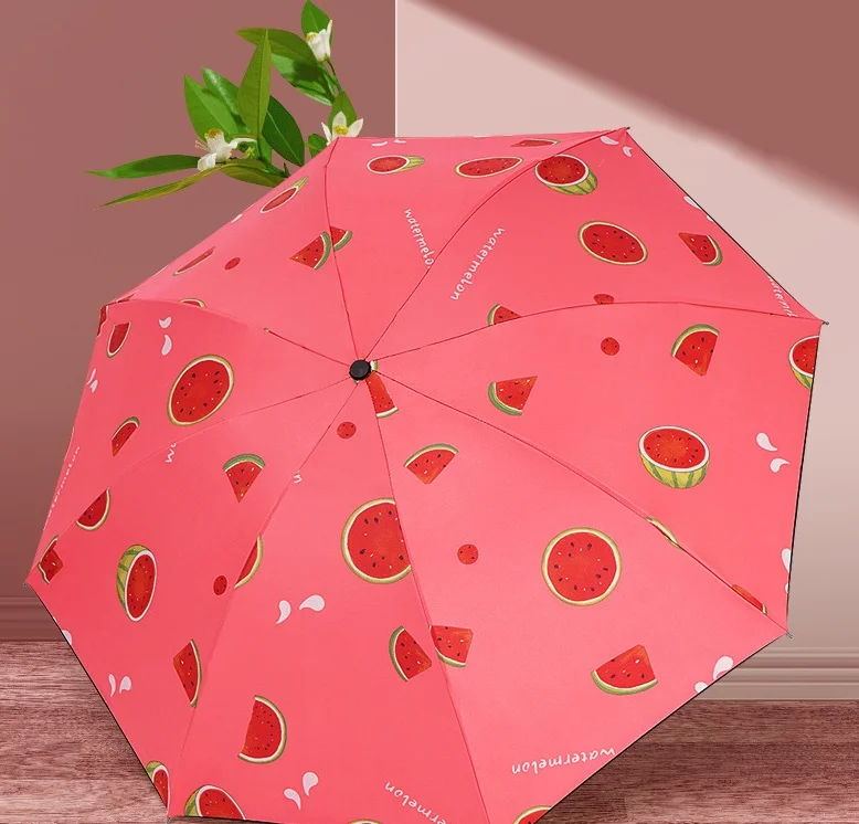 Watermelon Umbrella Kids Umbrell for Children Automatic Folding Umbrella - ChildAngle