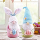 2PCS Easter Gnome Plush Bunny Stuffed Rabbit Ear with Egg - ChildAngle