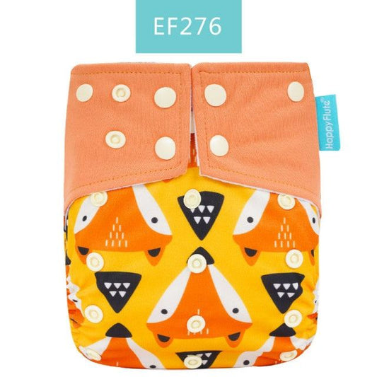 4 Pack Baby Cloth Diaper Reusable Suede Cloth Pocket Nappies - ChildAngle