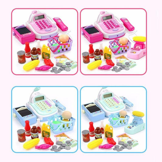 47PCS Pretend Play Cash Register Set - ChildAngle