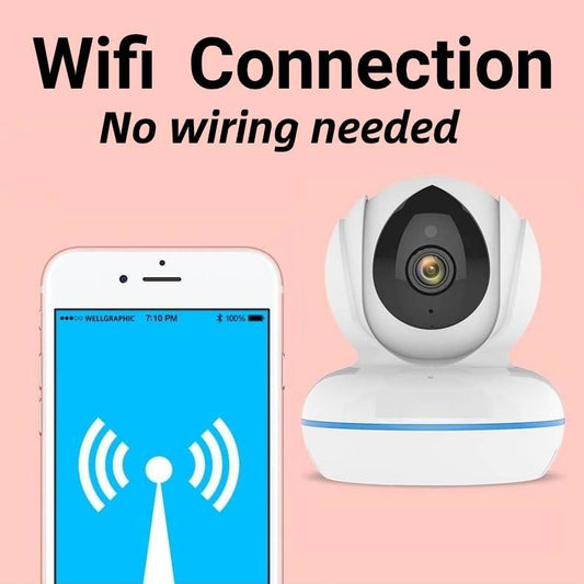 4MP Wifi Baby Monitor IP Camera 2.4G/5Ghz IR Night Vision Motion Detection - ChildAngle