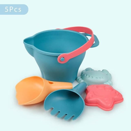 5-14PCS Beach Toys for Kids Sand Toys Set with Bucket Animal Mold - ChildAngle