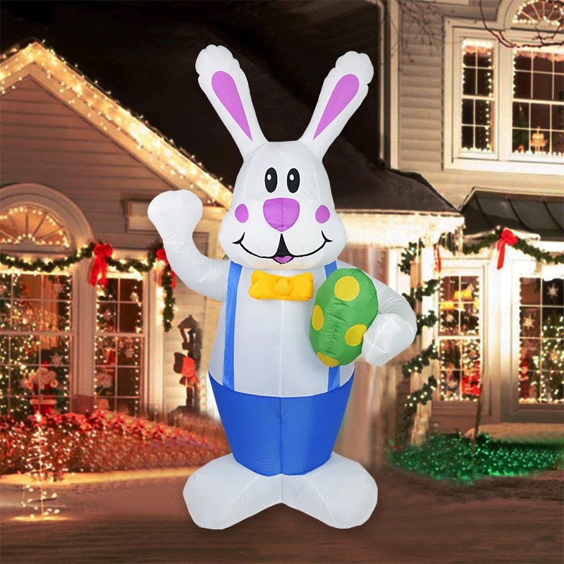 5 FT Easter Inflatable Outdoor on sale Decoration, Easter Inflatables Bunny