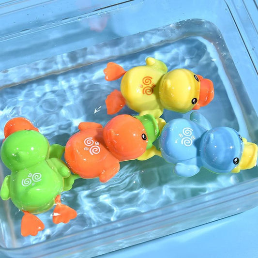 Baby Bath toys Duck Wind Up Chain Clockwork Swimming Pool Shower - ChildAngle