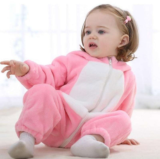 Baby Bunny Costume Newborn Bunny Outfit Infant Animal One Piece Jumpsuit - ChildAngle