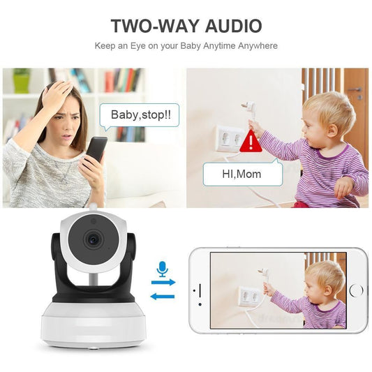 Baby Monitor 720P Wifi Security IP Camera IR Night Vision Audio Recording - ChildAngle