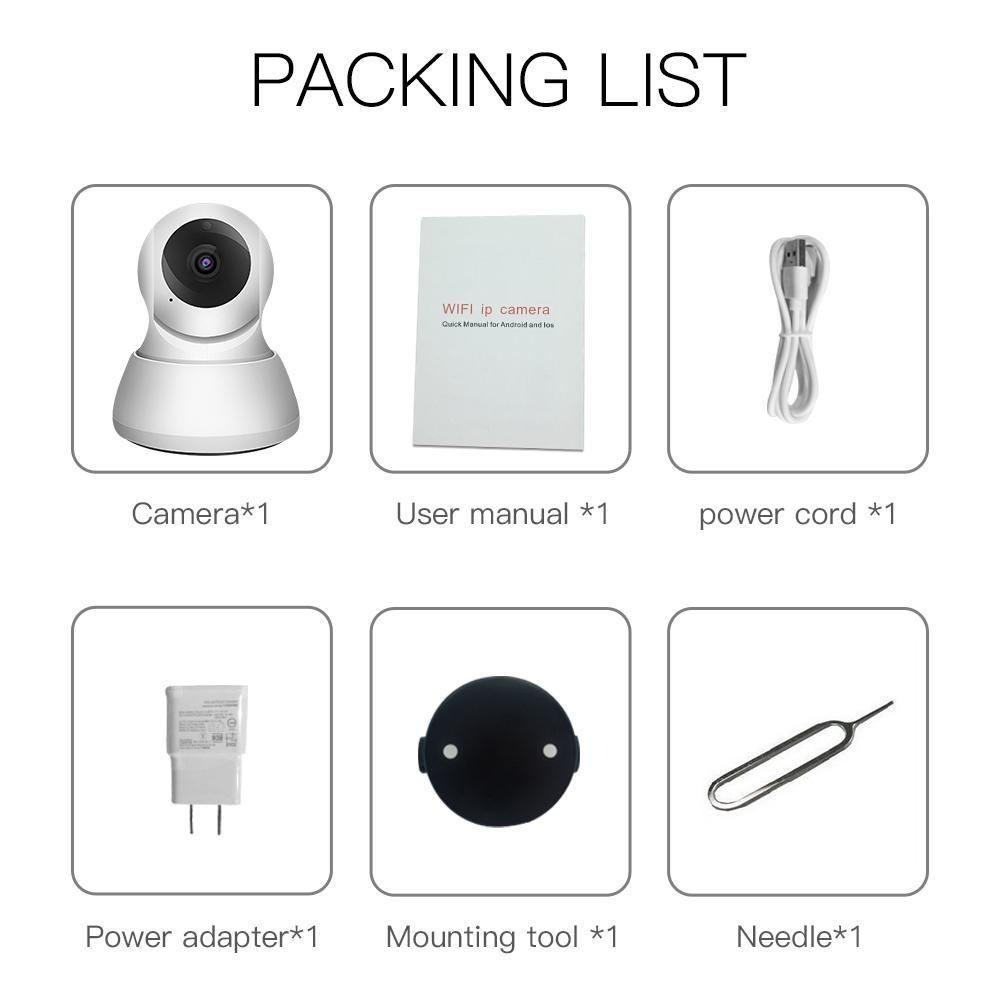 Baby Monitor Security 1080P Wi-Fi P2P Night Vision IP Camera - ChildAngle