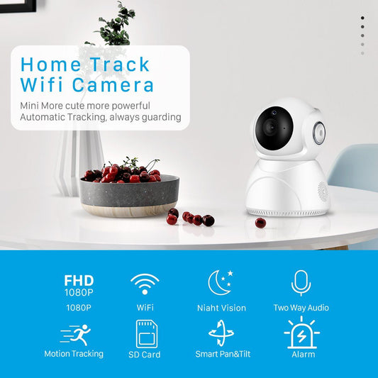 3MP 1080P Baby Monitor Wifi Wireless Auto Tracking IR Night Vision Camera - ChildAngle