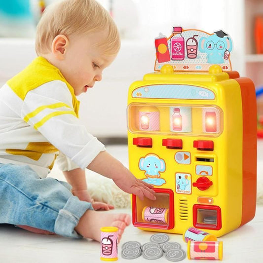 Beverage Drink Toy Play Vending Machine Sets Kids Simulation Register Toy - ChildAngle