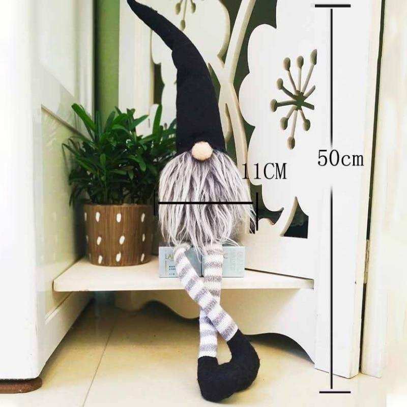 Christmas Gnome Doll Knitted Sitting Mantel Decoration - ChildAngle